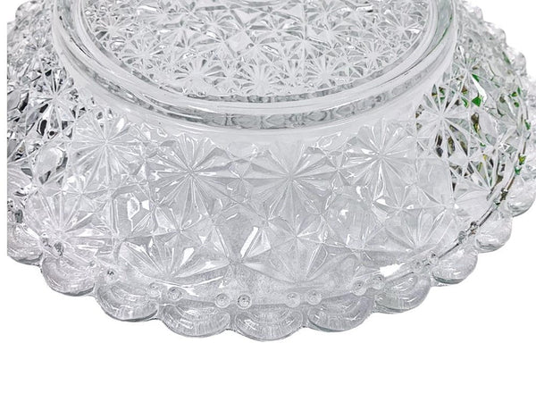 dollar store-Crystal Glass Serving Fruit Plate 29.5*5.5 cm-Classic Homeware &amp; Gifts
