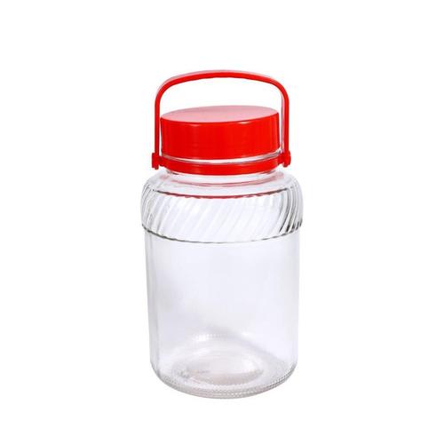 dollar store-Glass Jar Storage Container with Airtight Lid 2 Litre 13.5*21 cm-Classic Homeware &amp; Gifts