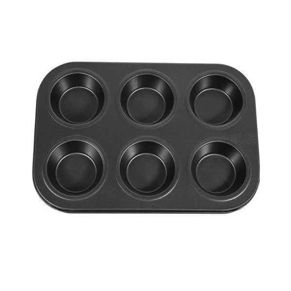 dollar store-Non Stick 6 Slot Cup Cake Muffins Baking Mould/Tray 26*18 cm-Classic Homeware &amp; Gifts