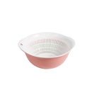 dollar store-Plastic Bowl with Strainer Oval 25*23 cm-Classic Homeware &amp; Gifts