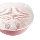 dollar store-Plastic Bowl with Strainer Oval Set of 2 28*26 cm-Classic Homeware &amp; Gifts