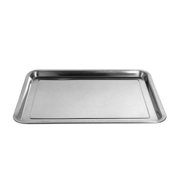 dollar store-Stainless Steel Baking Tray Rectangular Shallow 35*26 cm 2 cm Depth-Classic Homeware &amp; Gifts