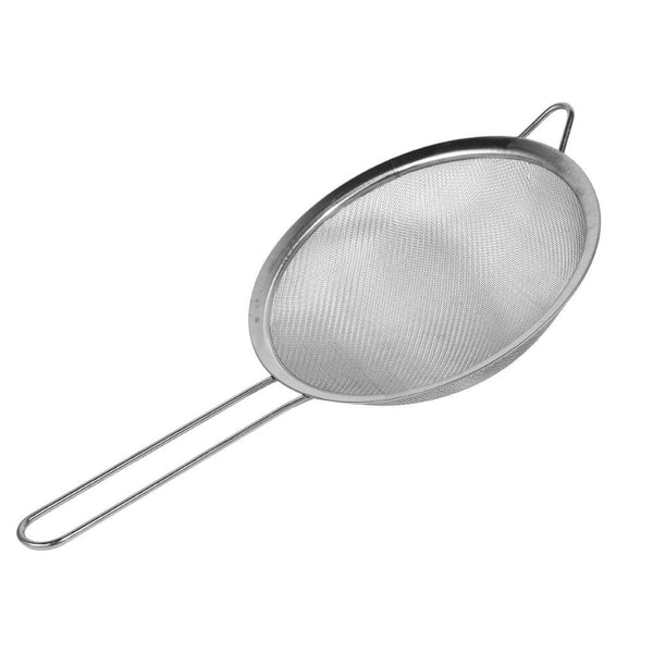 dollar store-Stainless Steel Fine Strainer 46 cm Length 26 cm Diameter-Classic Homeware &amp; Gifts