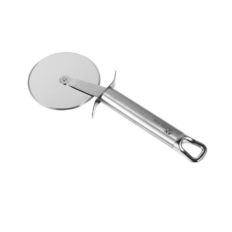 dollar store-Stainless Steel Pizza Wheel Cutter Stainless Steel Blade 22.5 cm-Classic Homeware &amp; Gifts