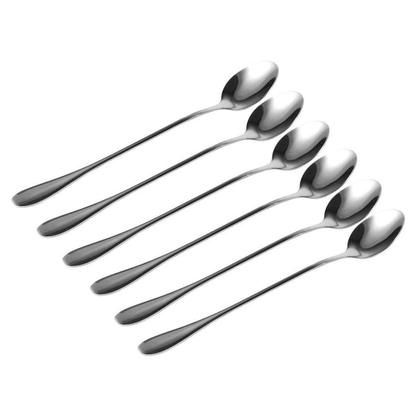 dollar store-Stainless Steel Soda Spoon Set of 6 pcs 17.3cm 2.8*4.3 cm-Classic Homeware &amp; Gifts