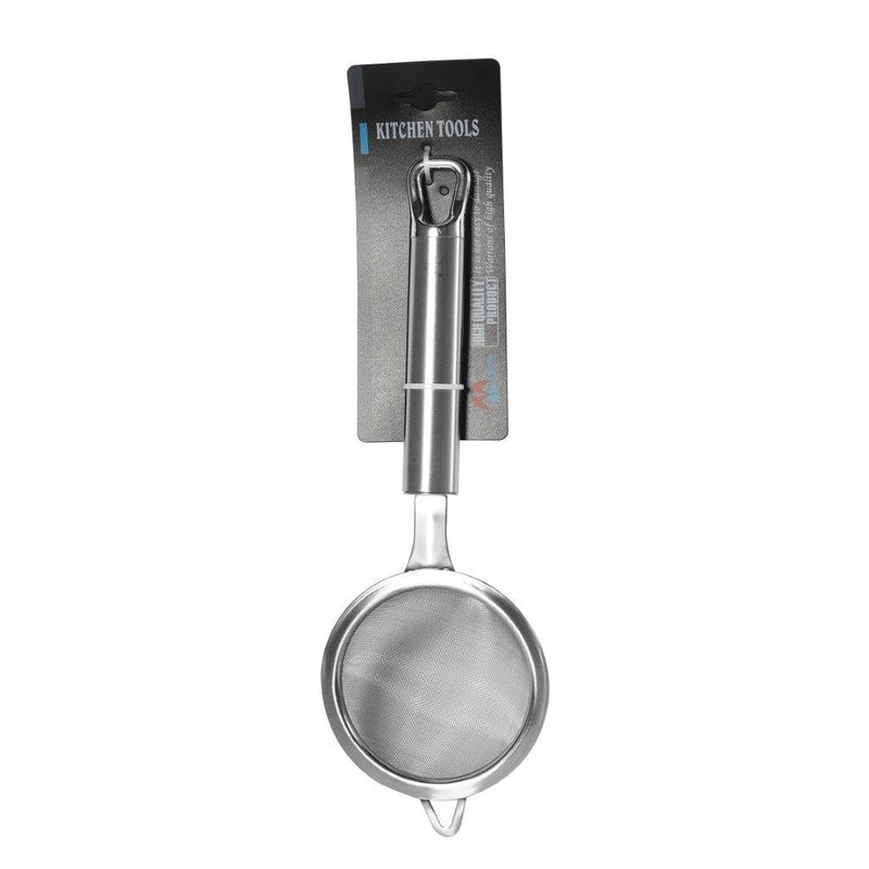 dollar store-Stainless Steel Tea Strainer with Handle 27 cm-Classic Homeware &amp; Gifts