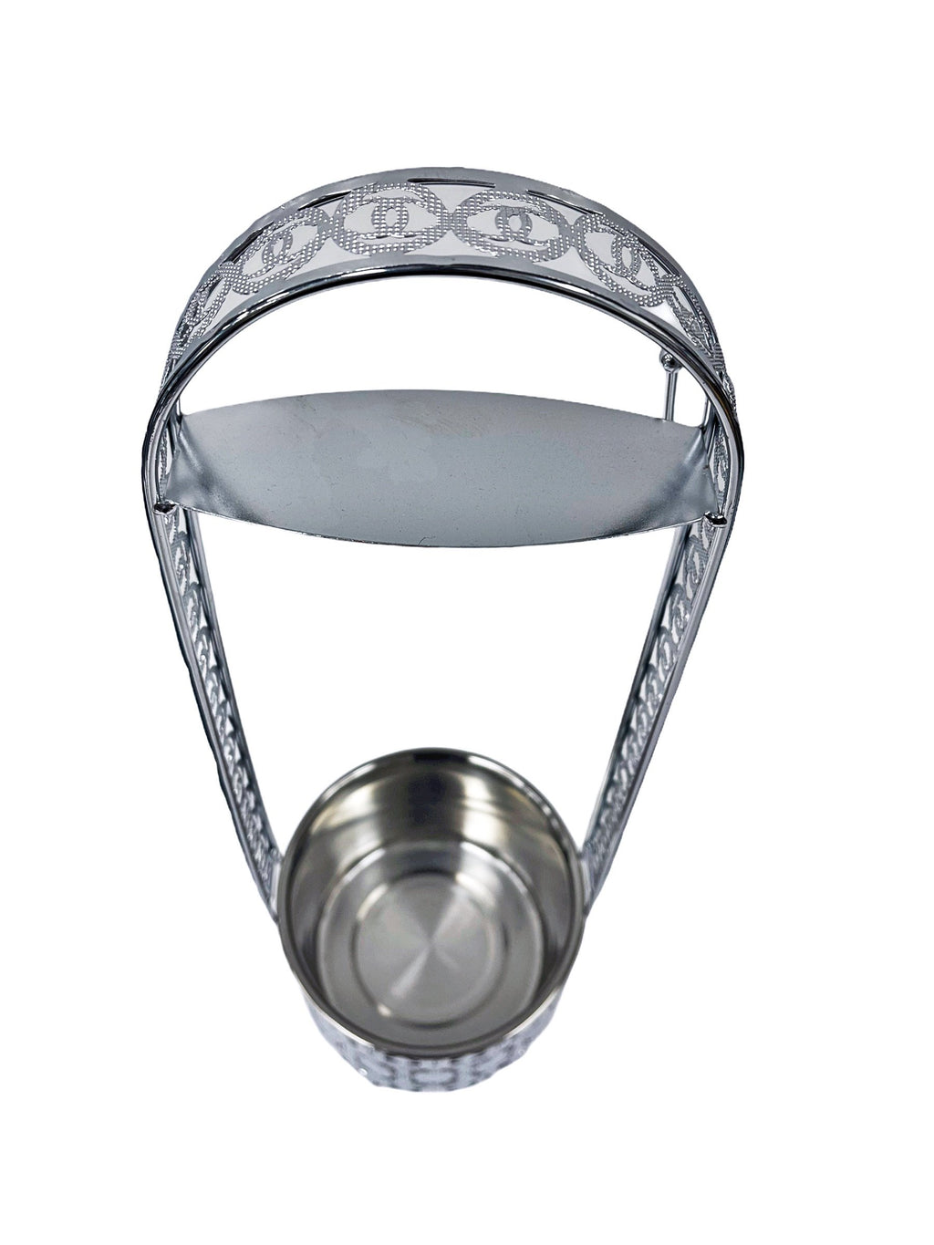 Buy Online Metal Silver Hookah Charcoal Holder Basket Set 3pcs