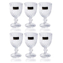 Glass Footed Drinking Tumbler Set of 6 Pcs