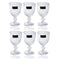 Glass Footed Drinking Tumbler Set of 6 Pcs