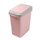 Multicolor Push Button Rubbish Bin Plastic Waste Bin Trash Bin for Home Kitchen Office 26*17*31.5 cm