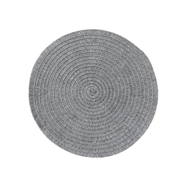 Multi-color Deco Round Braided Cotton Dining Table Placemat