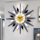 Luuxury Modern Metal Wall Clock 3D Home Wall Decor Art 70*70 cm