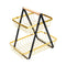 Cotemporary Style Portable Metal Two Tier Fruit and Vegetable Storage Basket Timber Handle 31.5*20*31 cm