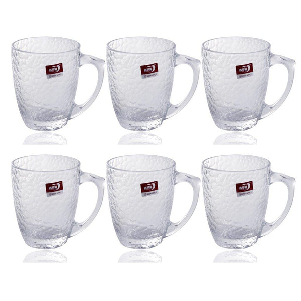 Glass Tea Cup Set of 6 Pcs 248 ml