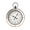 Modern Vintage Timepiece Style Brown Frame Wall Clock 43 cm