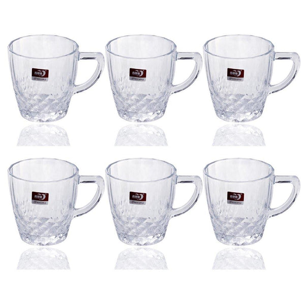 Glass Tea Cup Set of 6 Pcs 250 ml