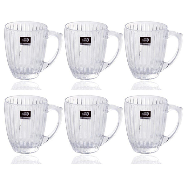 Glass Tea Cup Set of 6 Pcs 248 ml