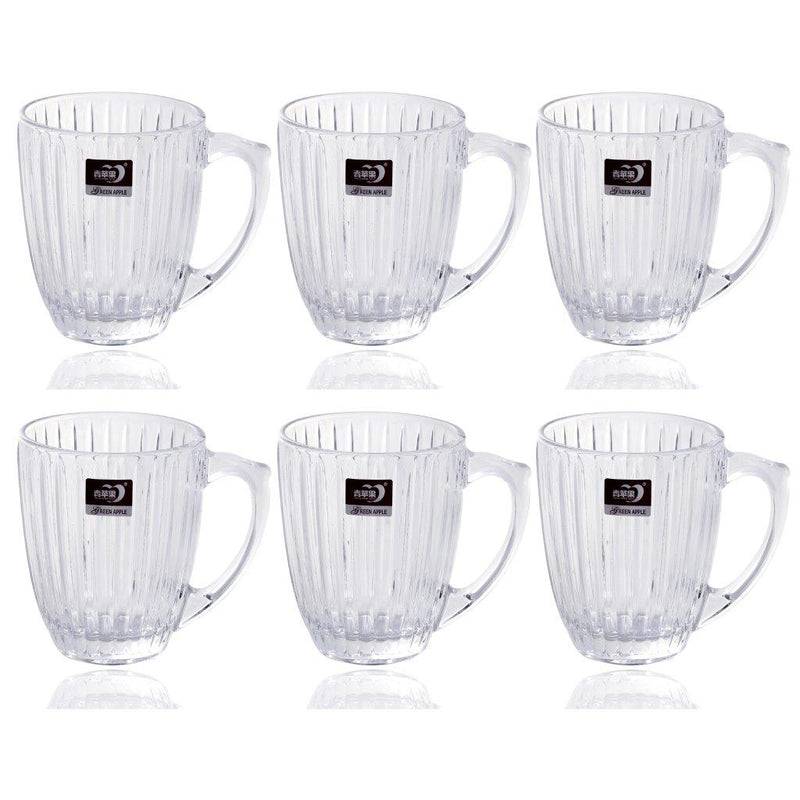 Glass Tea Cup Set of 6 Pcs 248 ml