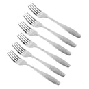 Stainless Steel Tableware Deco Silver Table Fork Set of 6 Pcs 20*2.6 cm