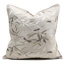 Modern Decorative Silver Butterfly Floral Cushion Cover Pillowcase 50*50 cm