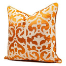 Modern Decorative Bright Oramge Abstract Print Pattern Cushion Cover Pillowcase 50*50 cm