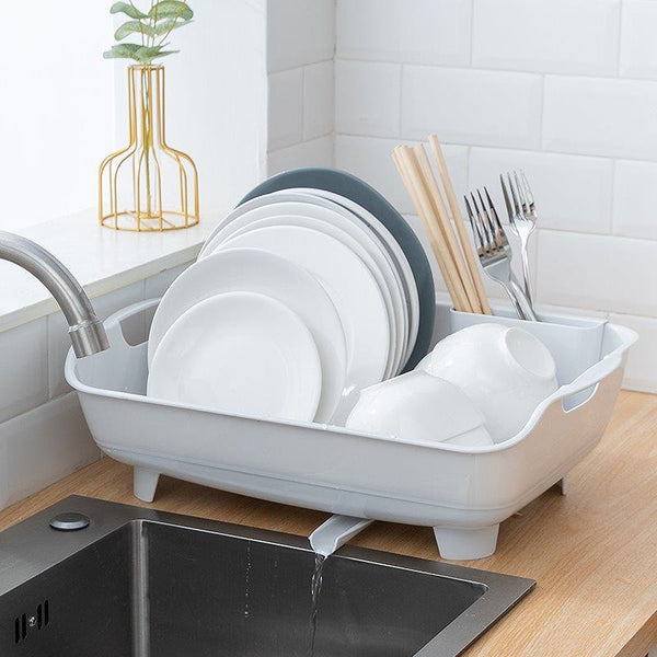 Plastic Dish Rack and Drainer Multicolor 42*31*13 cm