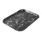 Rectangle Deco Black Abstract Plastic Tray 40*30 cm