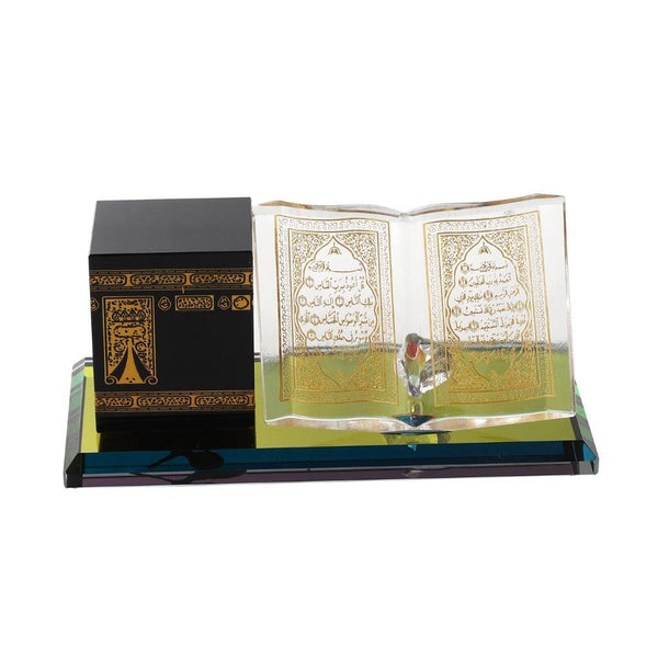 Home Decor Islamic Crystal Collectible Quran Book Model 13.5*8*6.5 cm