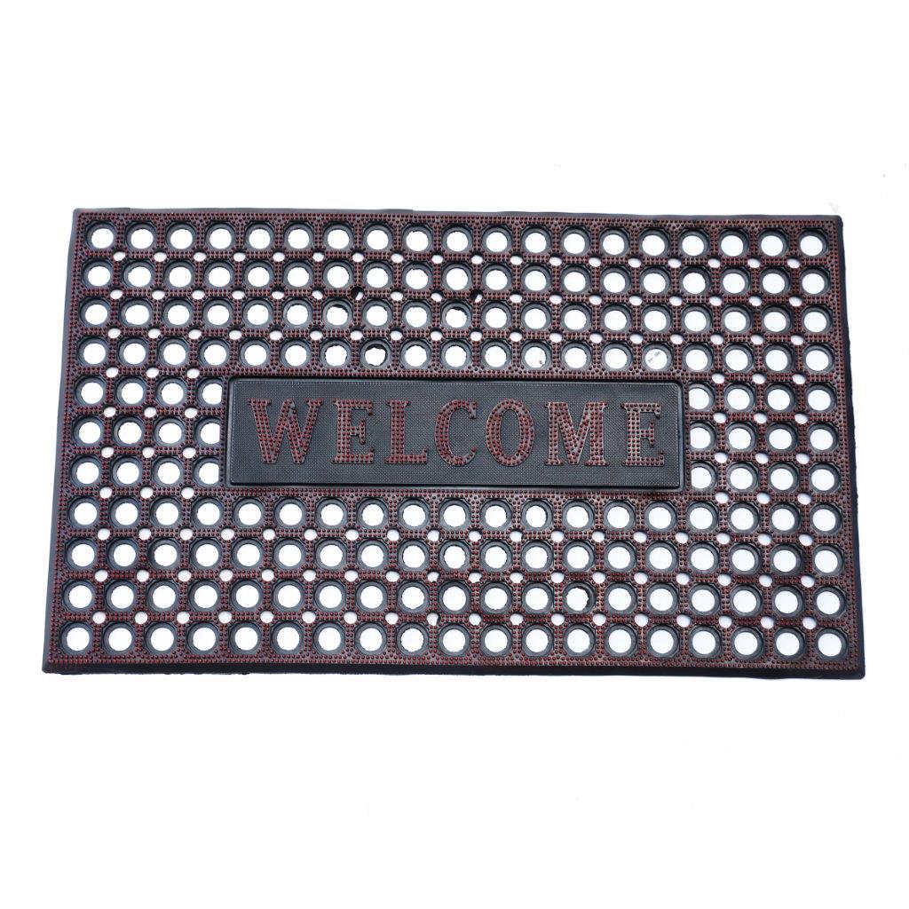 Non Slip Rubber Welcome Door Mat Durable Entry Rug