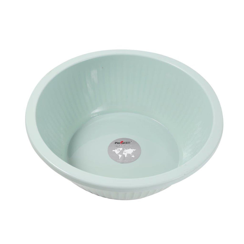 Multipurpose Plastic Round Wash Basin Wash Tub Multi-color 32 cm