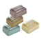 Bathroom Kitchen Accessories Soap Box with Lid Set of 4 Pcs 12*6 cm