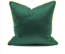 Modern Decorative Abstract Design Green and Gold Art Cushion Cover Pillowcase 50*50 cm