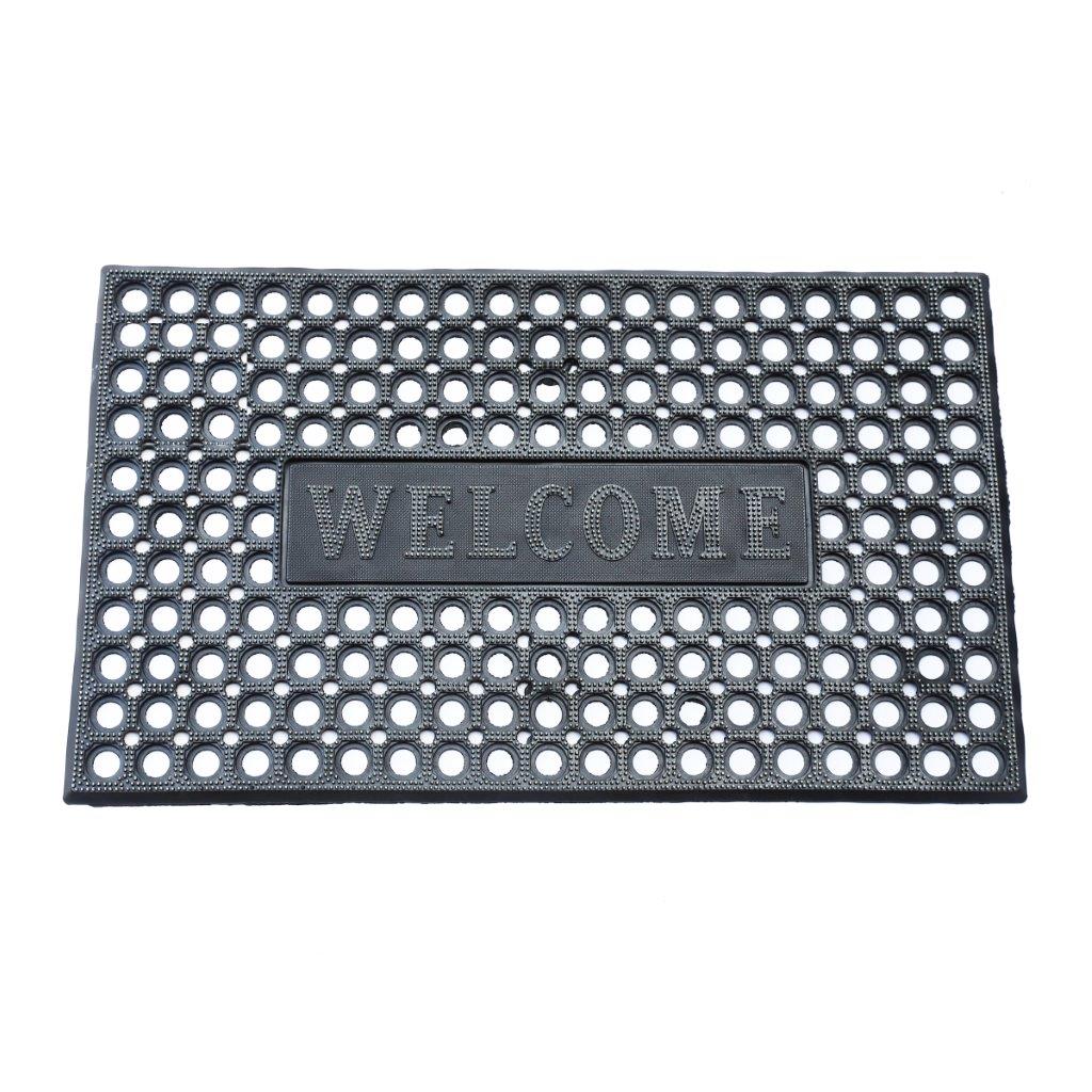 Non Slip Rubber Welcome Door Mat Durable Entry Rug