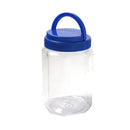 Plastic Food Container Storage Jar Set of 3 pcs with Lid 12*18.5cm/9.5*16.5cm/7*13 cm