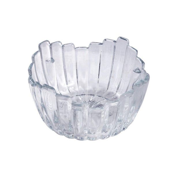 Crystal Glass Star Shape Sugar Bowl Candy Jar with Lid 12.6*6.6 cm