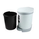 Multicolor Pedal Rubbish Bin Plastic Waste Bin Trash Bin for Home Kitchen Office 5 Litre