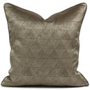 Modern Decorative Light Coffee Geometric Texture Fairlane Cushion Cover Pillowcase 50*50 cm