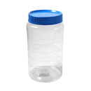 Plastic Food Container Storage Jar Set of 5 pcs with Lid 9.5*18/7.5*15/12.5*25.5/5.5*10/11*21 cm