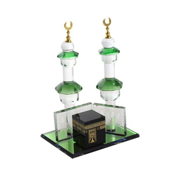 Home Decor Islamic Crystal Collectible Kaaba Model 14 cm
