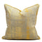 Modern Decorative Gold Mustard Luxury Stripe Jacquard Pattern Cushion Cover Pillowcase 50*50 cm