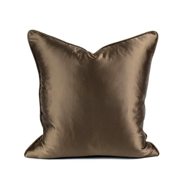 Modern Decorative Light Coffee Geometric Texture Fairlane Cushion Cover Pillowcase 50*50 cm