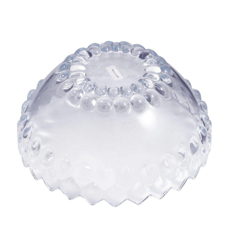 Crystal Cut Glass Fruit and Salad Bowl Pasta Serving Set of 7 Pcs big - 24 cm ; small - 11 cm