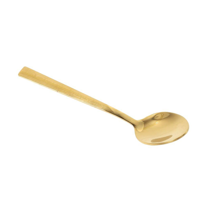 Stainless Steel Tableware Deco Gold Dessert Spoon Set of 6 Pcs 15*3 cm