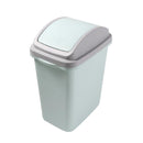 Multicolor Swing Top Rubbish Bin Plastic Waste Bin Trash Bin for Home Kitchen Office 37*25*45.5 cm