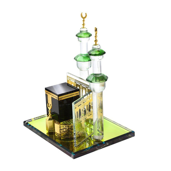Home Decor Islamic Crystal Collectible Kaaba Model 14.5*17.5 cm