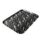Rectangle Deco Black Abstract Plastic Tray 44*34 cm