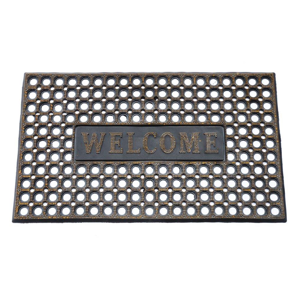 Non Slip Rubber Welcome Door Mat Durable Entry Rug