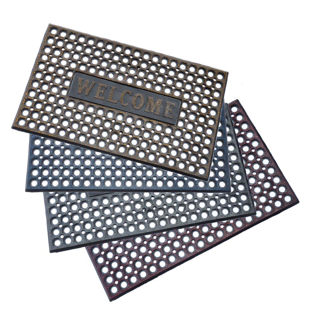 Non Slip Rubber Welcome Door Mat Durable Entry Rug
