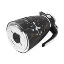 Vacuum Insulated Islamic Calligraphy Design Plastic Thermos Flask Black Gold 1 Litre