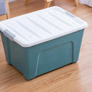 Multipurpose Plastic Storage Box with Lid Laundry Basket 24.5 cm